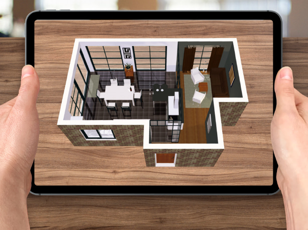 Viewing Projects in AR Video Poster